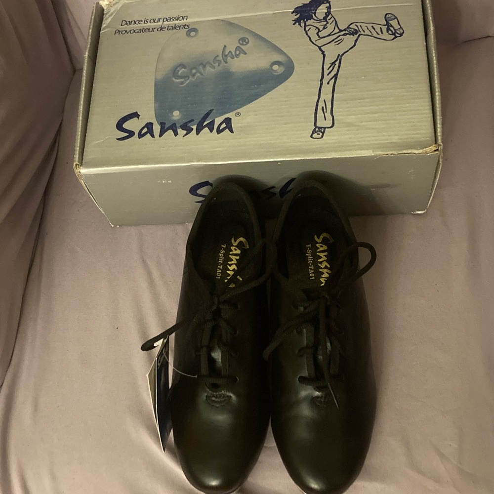 Sansha Adult Black Tap Shoes